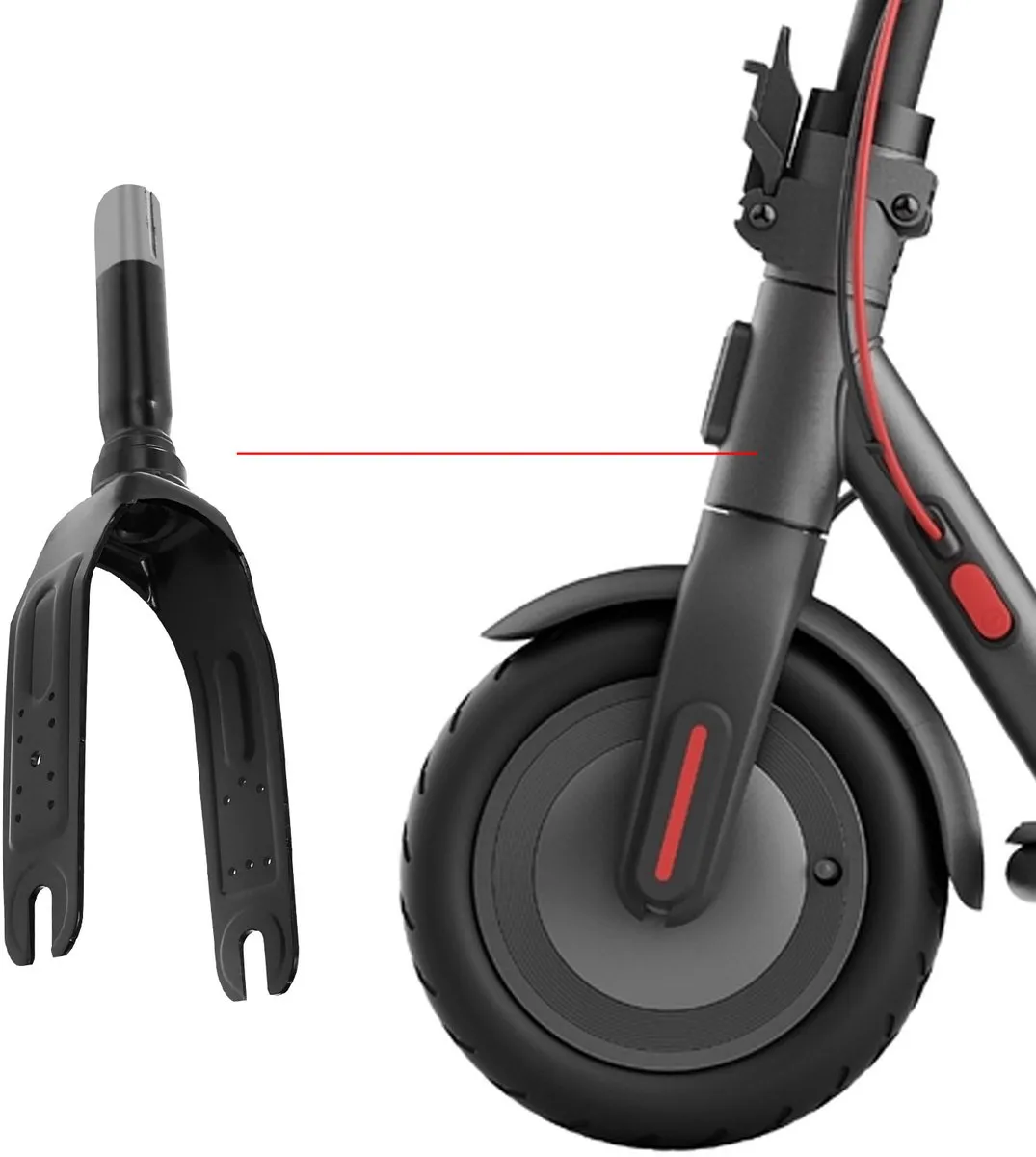Xiaomi Scooter 4 Voorvork - Zwart