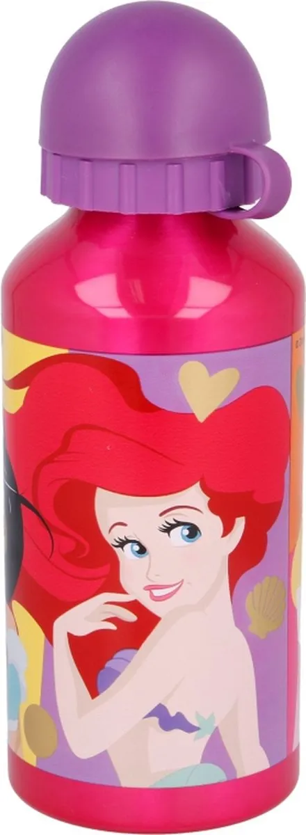 Princess Disney Fles Bright & Bold 400ml - Siliconen/Aluminium