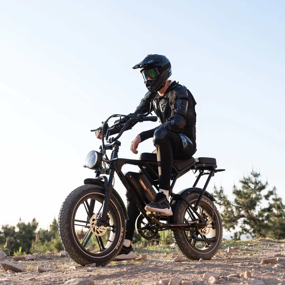 RCB Elektrische Fatbike 20" - 250W 748.8Wh - 7 Versnellingen - Zwart - afbeelding 6 van 6