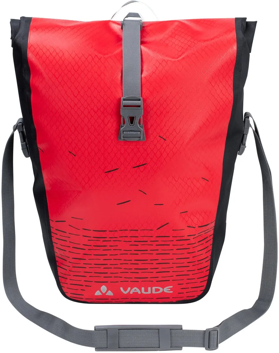 Vaude Aqua Back Print Single Fietstas 24L - Rood/Zwart