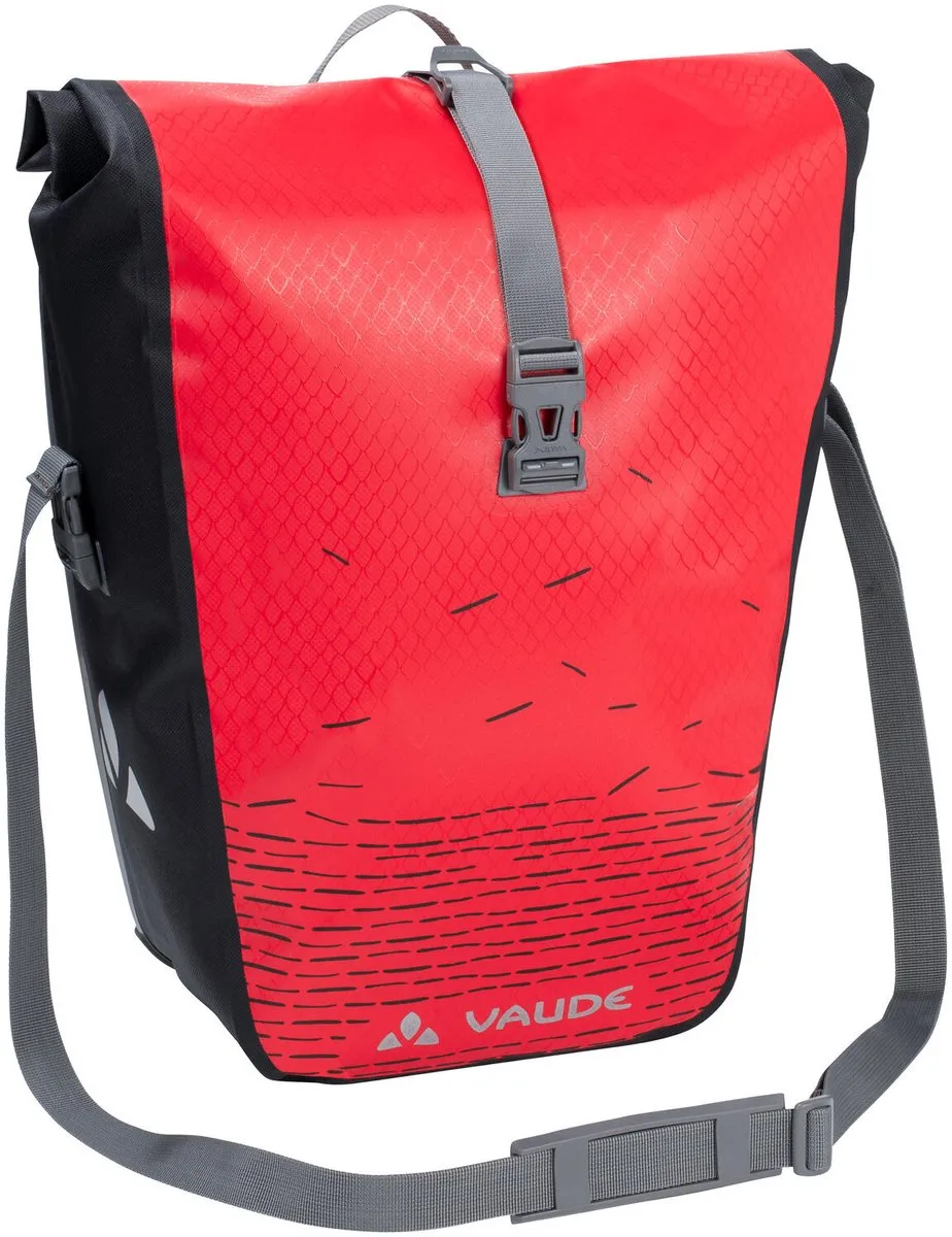 Vaude Aqua Back Print Single Fietstas 24L - Rood/Zwart