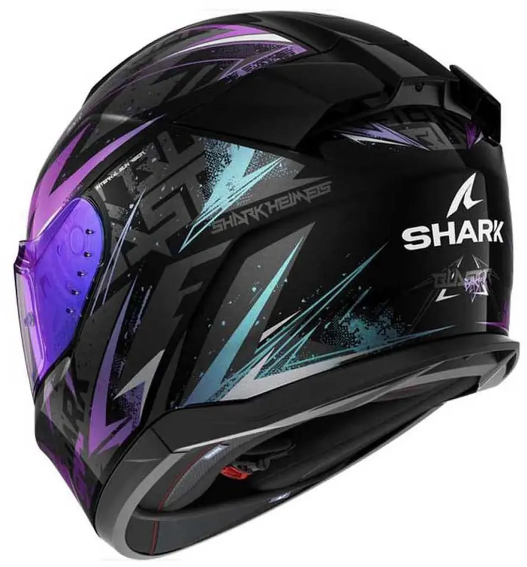 Shark D-Skwal 3 Blast-R KGX Integraalhelm - XL - Zwart/Blauw/Paars