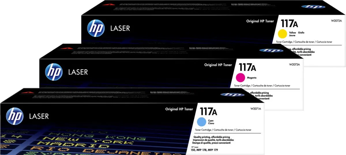 HP 117A Tonercartridge Rainbowkit