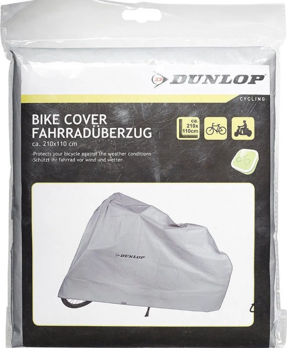 Dunlop Fietsbeschermhoes 110x210cm - Multi
