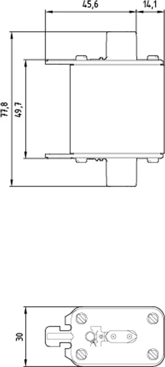 Siemens 3NA38207 NH-zekering 00 50A - 3 Stuks