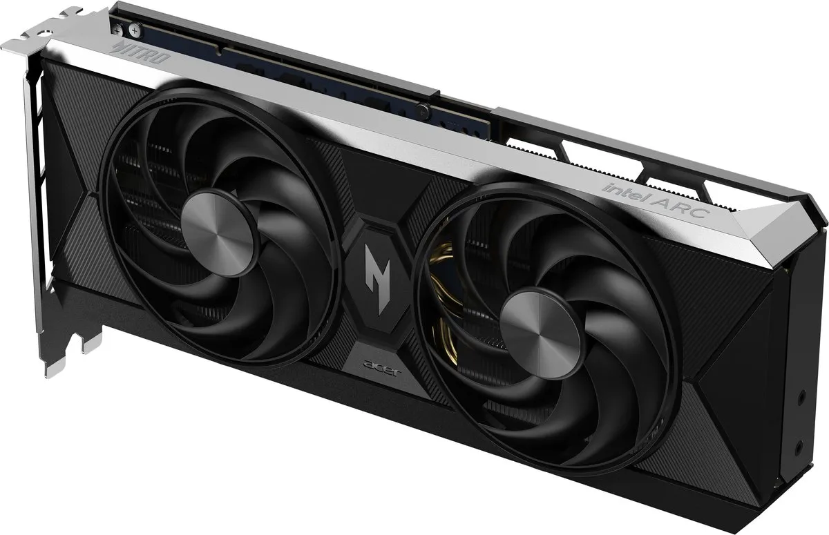 Acer Nitro Intel Arc B580 OC Videokaart 12GB GDDR6 - Zwart