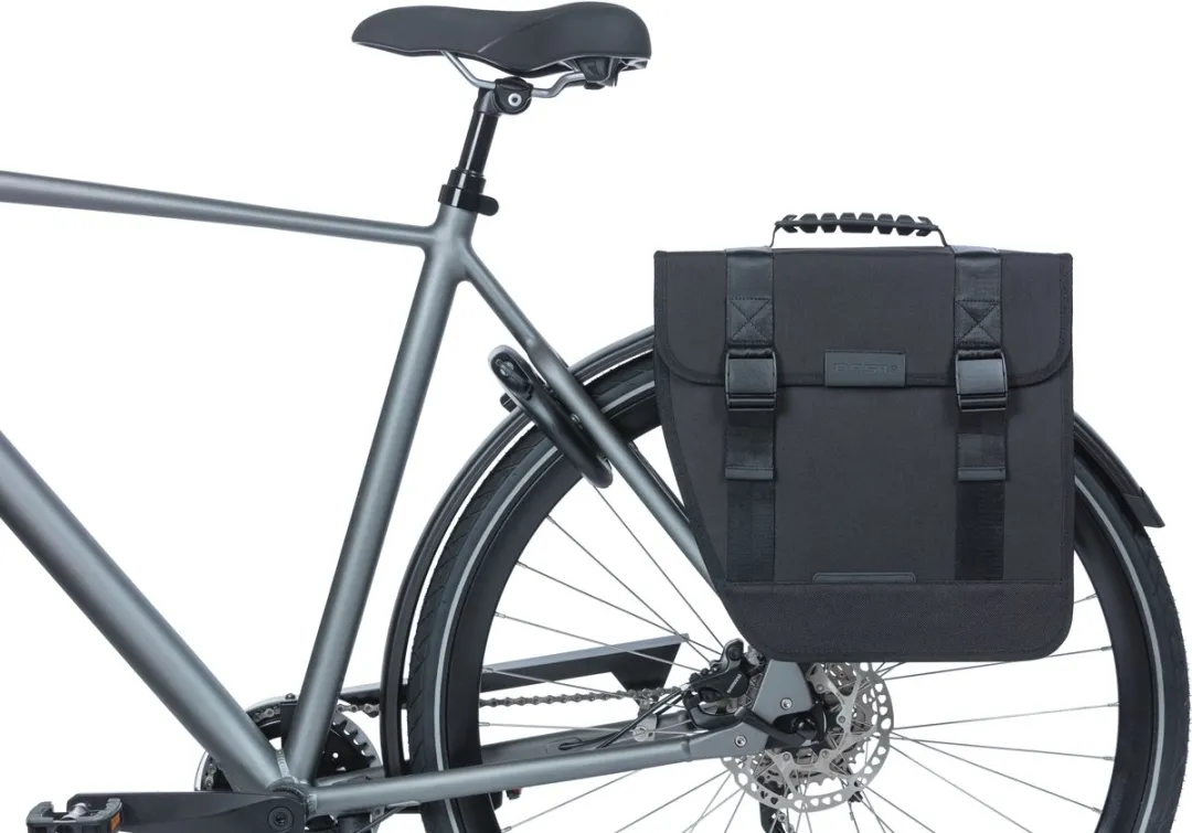 Basil Tour Left Enkele Fietstas 14L - Zwart