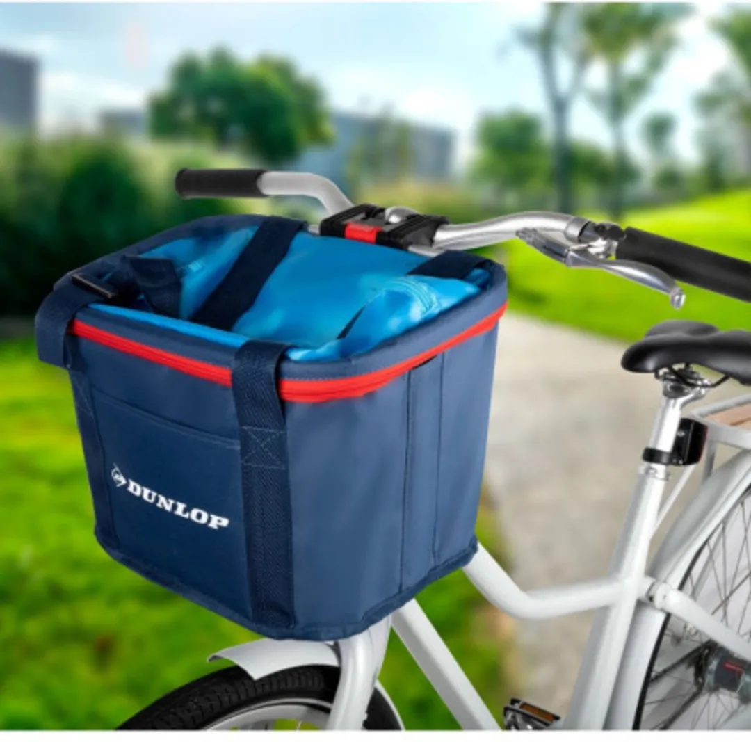Dunlop Bicycle Bag Zipper B - 15L - Blauw