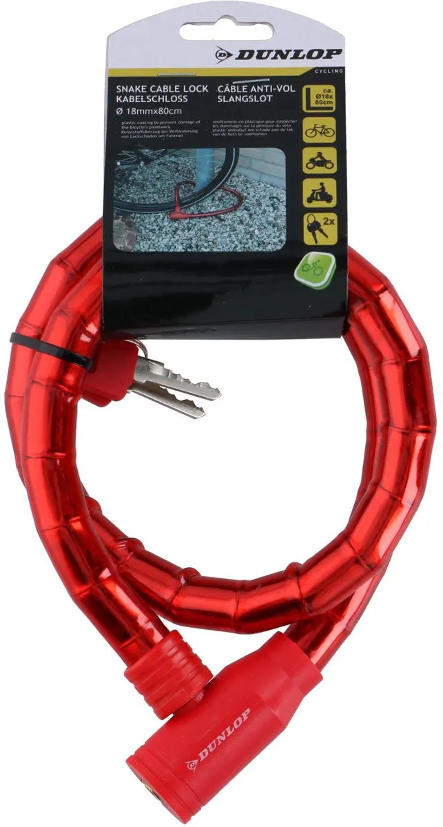 Dunlop Kabelslot 18mm 80cm