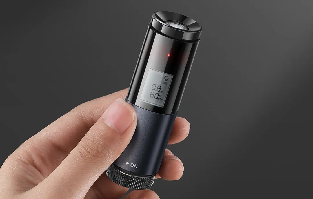 Baseus Alcoholtester - Blaastest met houder - afbeelding 6 van 6