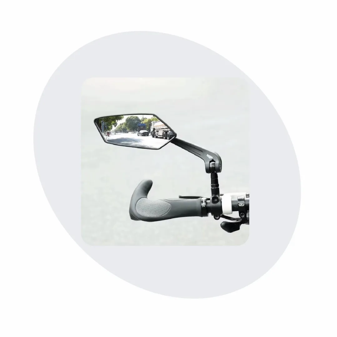 Voltano E-bike Fietsspiegel Links - Zwart - afbeelding 6 van 6