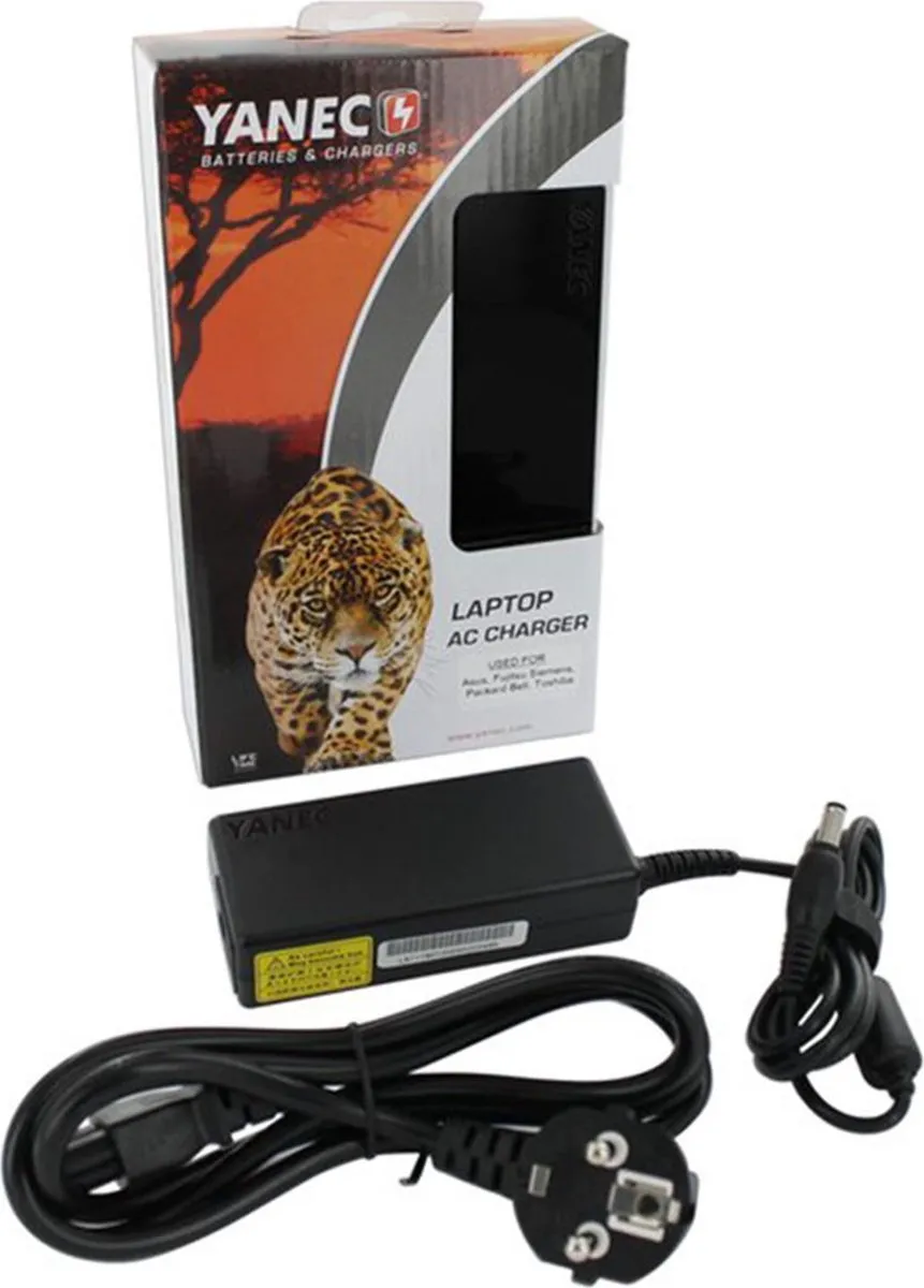 Lenovo YNA44 Laptopadapter 65W - Zwart
