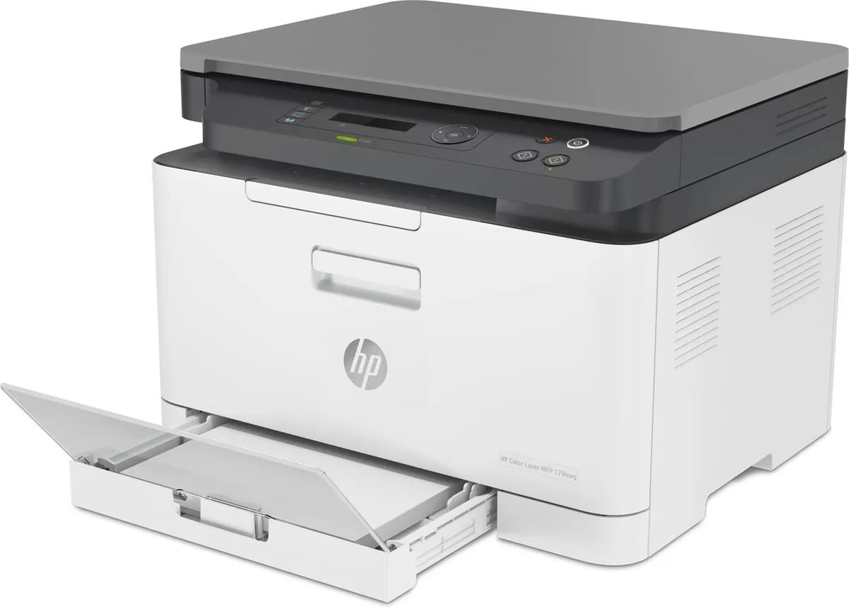 HP Color Laser 178nwg MFP - A4 - 18 ppm - Wi-Fi - Wit/grijs
