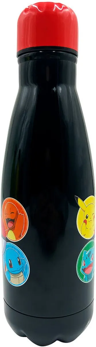 Pokémon Drinkfles RVS - 500ml - Zwart