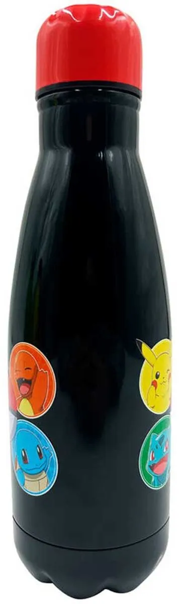 Pokémon Drinkfles RVS - 500ml - Zwart