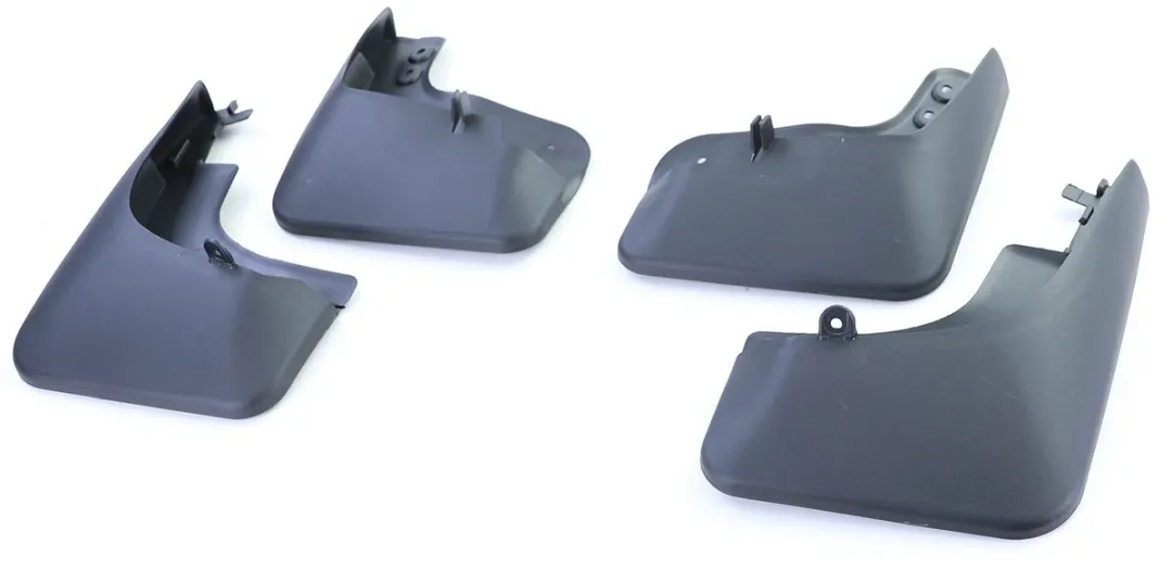 Volkswagen Tiguan Spatlappenset - 4 Stuks Zwart