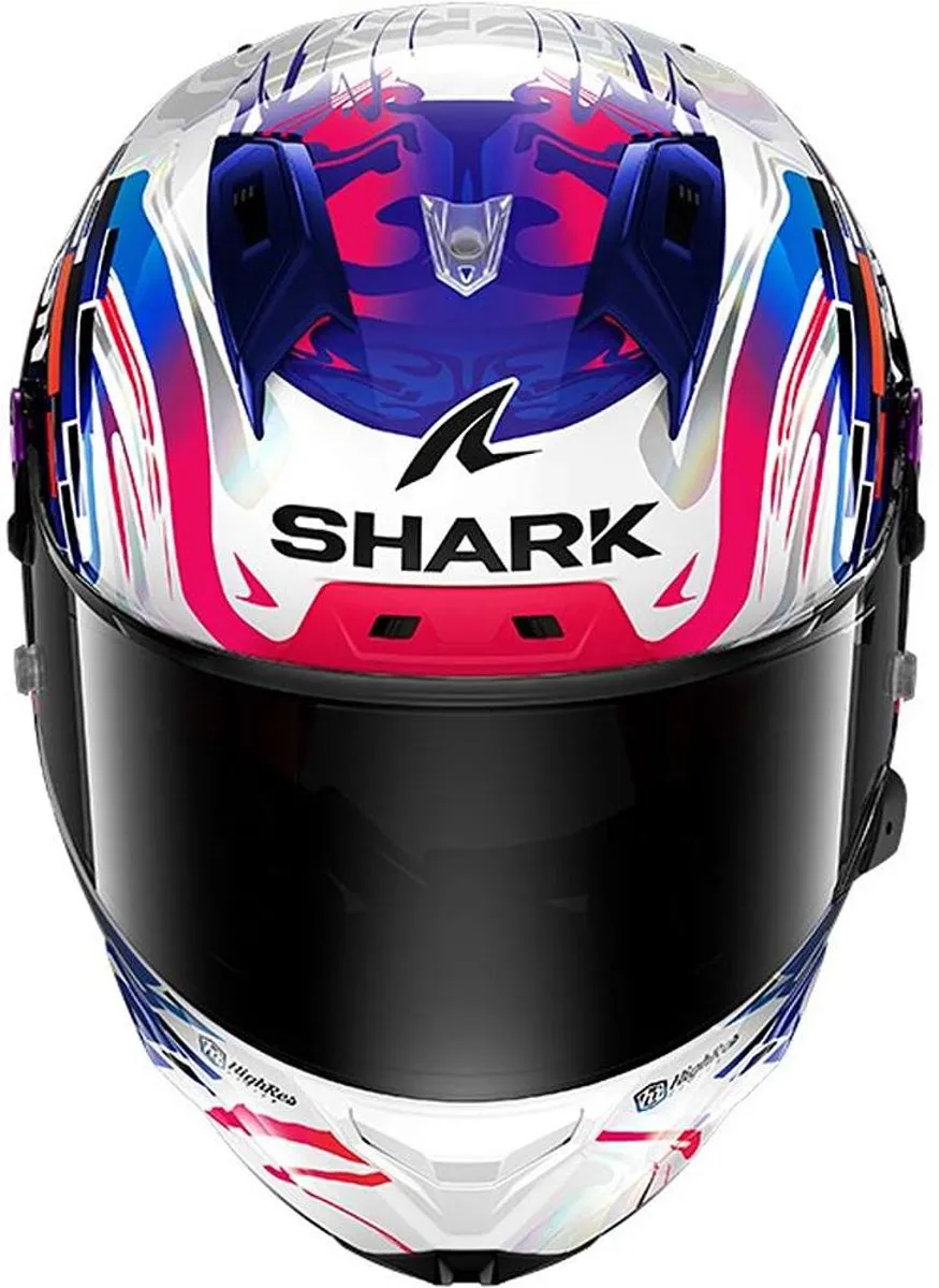 Shark Aeron-GP Replica Zarco GP De France DVB Carbon Violet Helm - 2XL