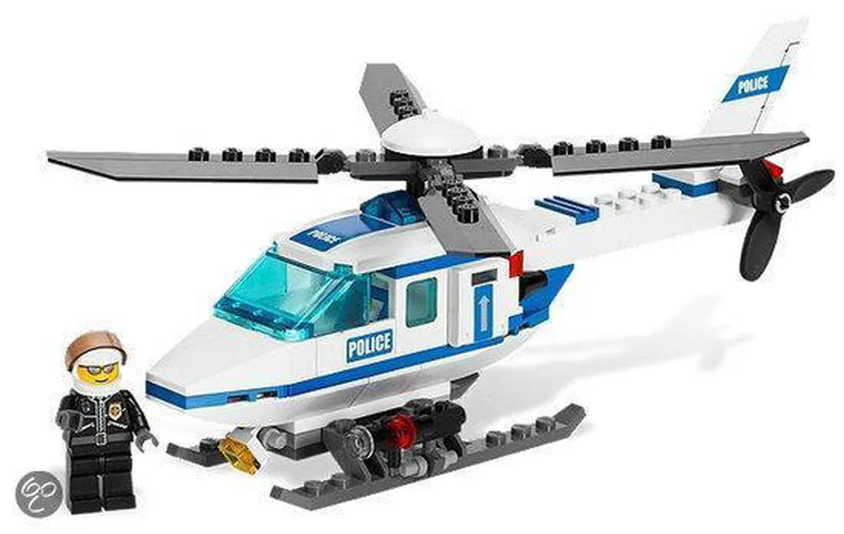 LEGO City Politiehelikopter 7741 - 94 Stukken
