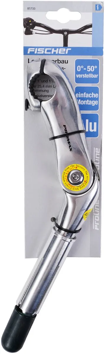 Fischer Stuurpen 25.4mm - Traploos verstelbaar 0-50° - Zilver