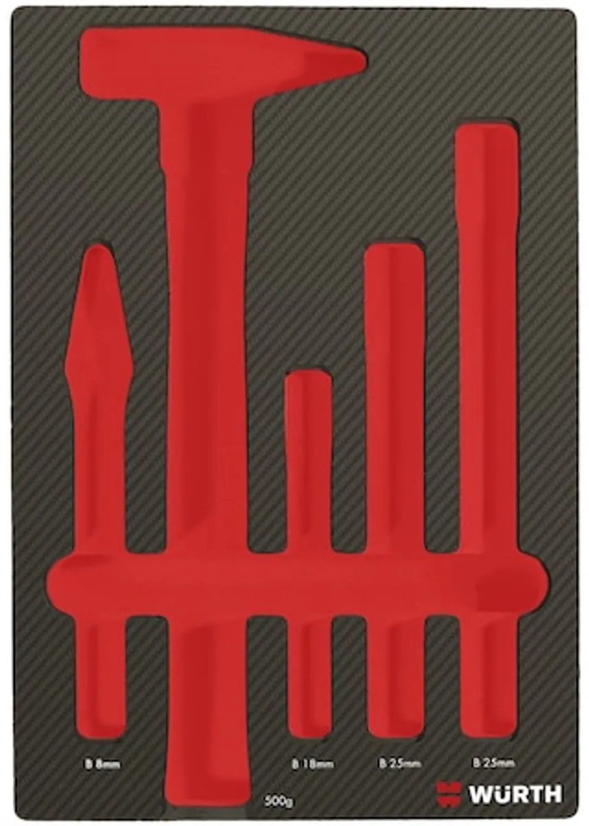 Würth Systeeminlay 4.4.1 assortiment slaggereedschap