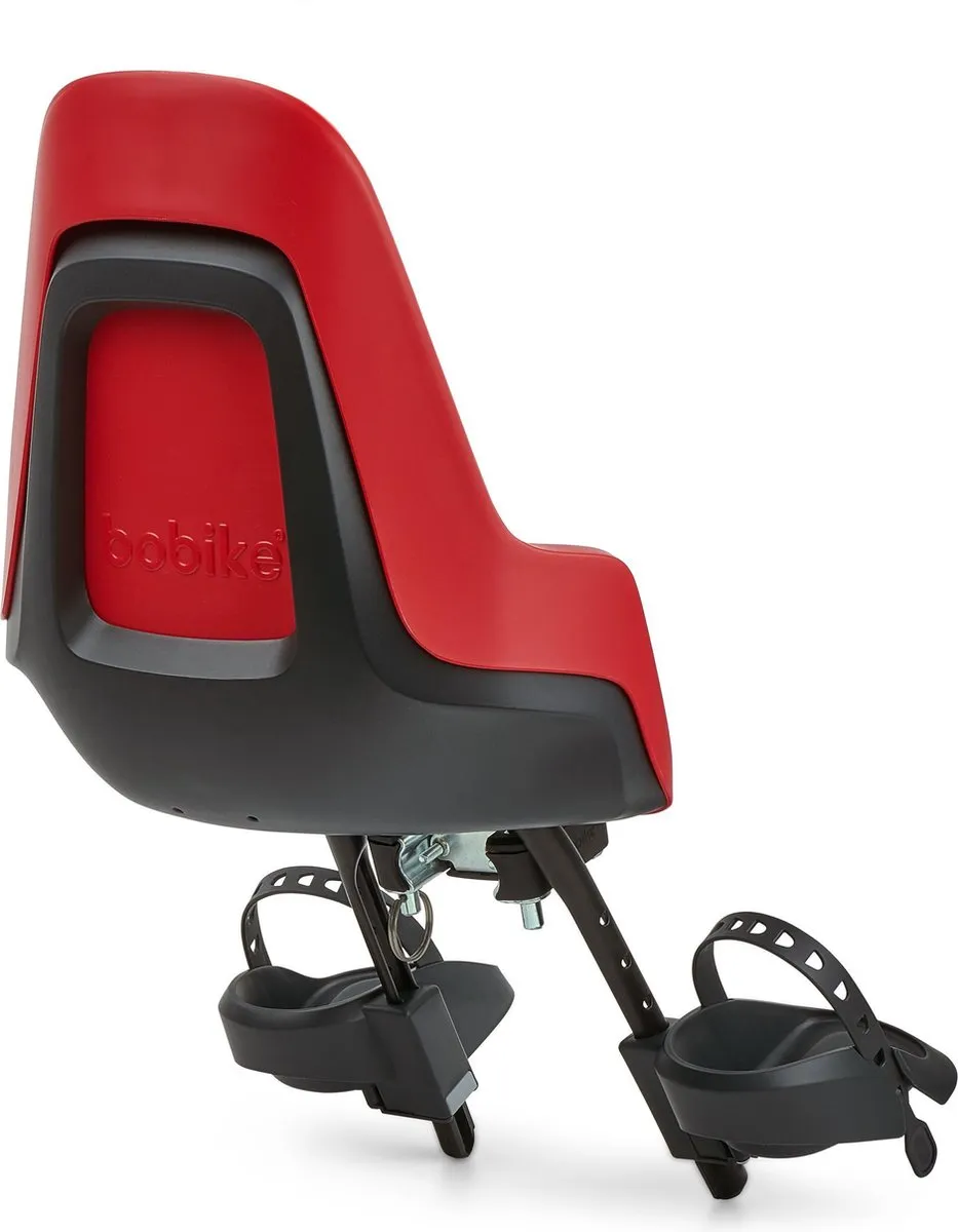 Bobike One Mini Fietsstoeltje - Strawberry Red