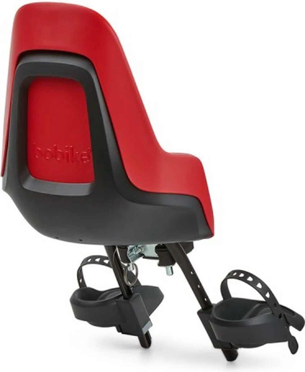 Bobike One Mini Fietsstoeltje - Strawberry Red
