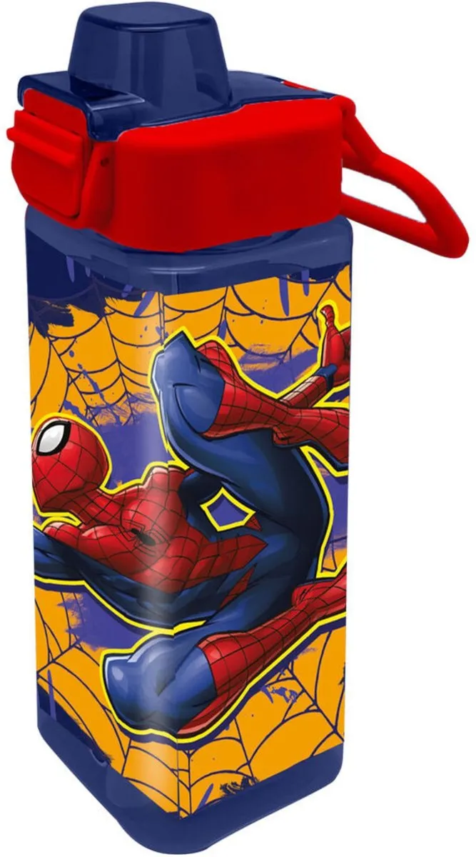 Spider-Man Web-Slinger Vierkante Fles 500ml