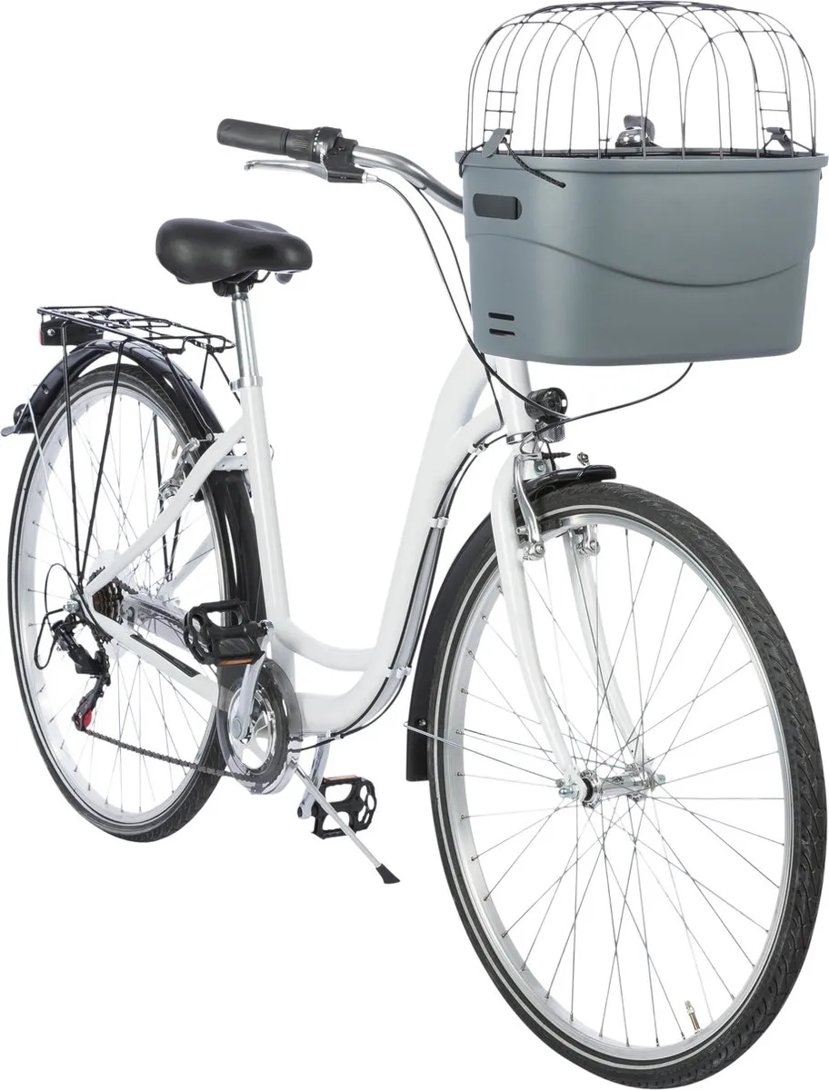 Trixie Stuur-Fietsmand Grijs 42x30x39cm - afbeelding 6 van 6