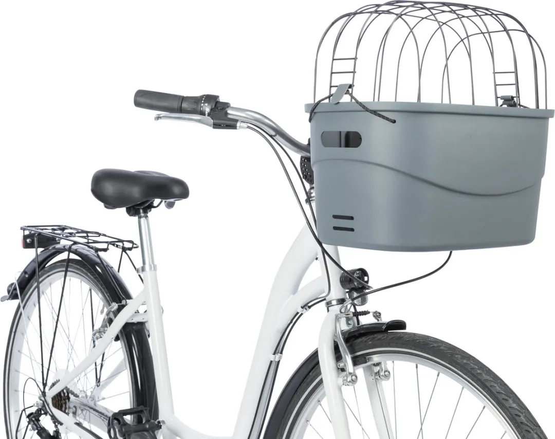 Trixie Stuur-Fietsmand Grijs 42x30x39cm