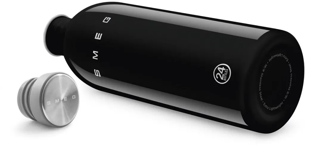 Smeg Urbanfles WBF02BL 1000ml - Zwart