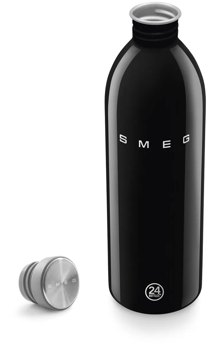 Smeg Urbanfles WBF02BL 1000ml - Zwart