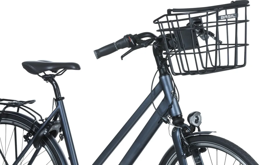 Basil Bremen Alu Fietsmand Voor - 13L - Matzwart