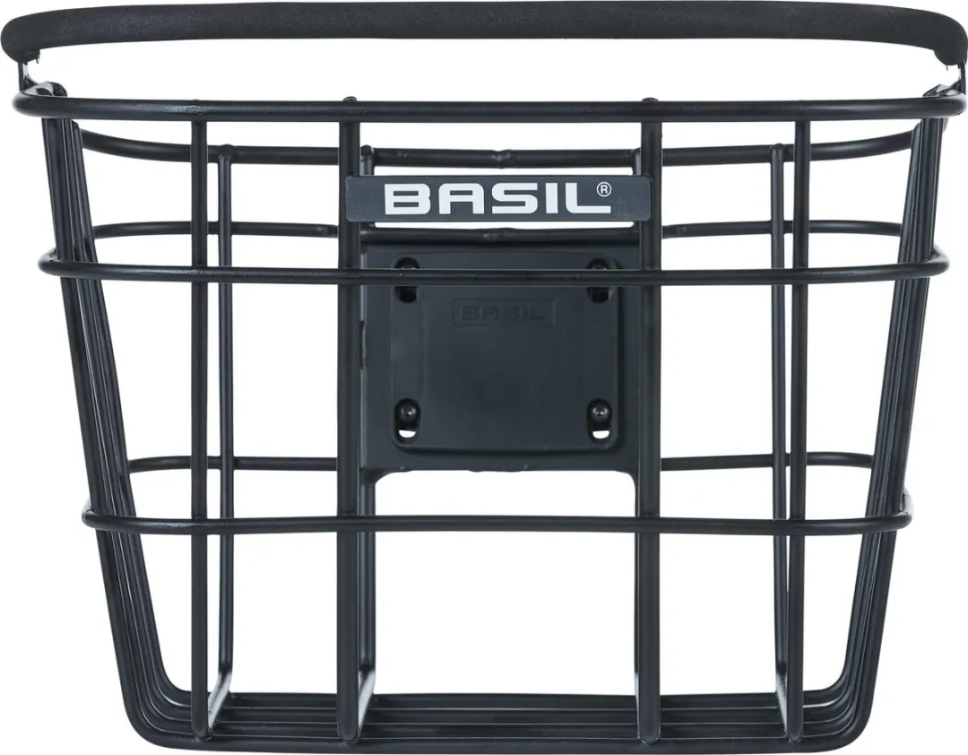 Basil Bremen Alu Fietsmand Voor - 13L - Matzwart
