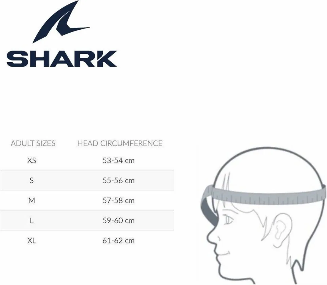 Shark Skwal 2.2 Hallder Motorhelm - XL - Wit