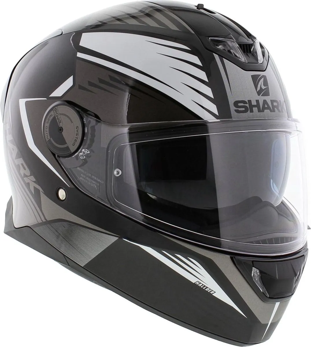 Shark Skwal 2.2 Hallder Motorhelm - XL - Wit