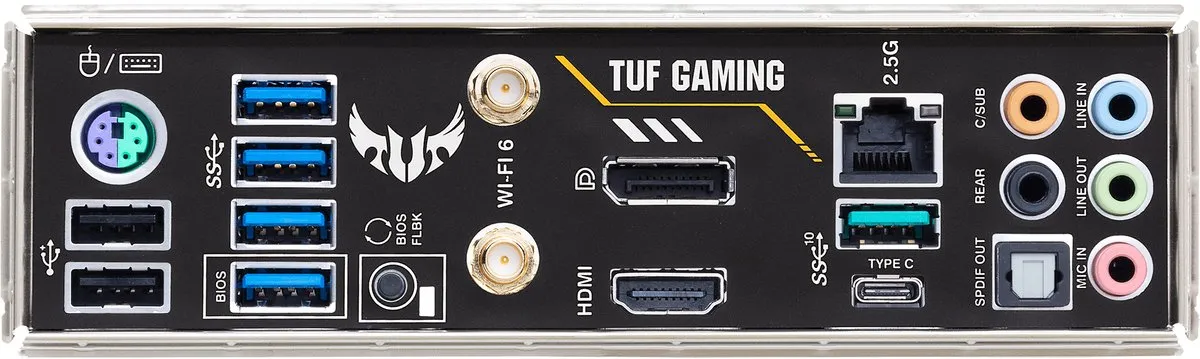 ASUS TUF Gaming B550M-PLUS WIFI II Moederbord - AM4