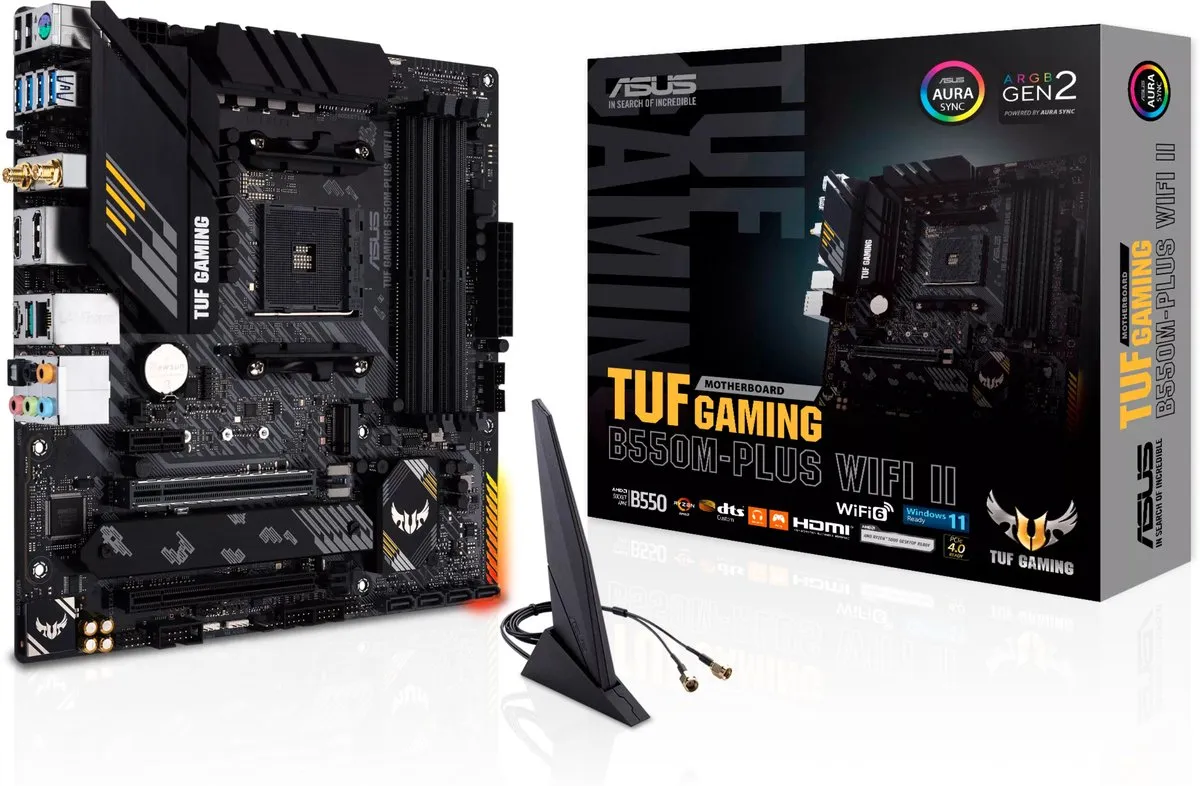 ASUS TUF Gaming B550M-PLUS WIFI II Moederbord - AM4