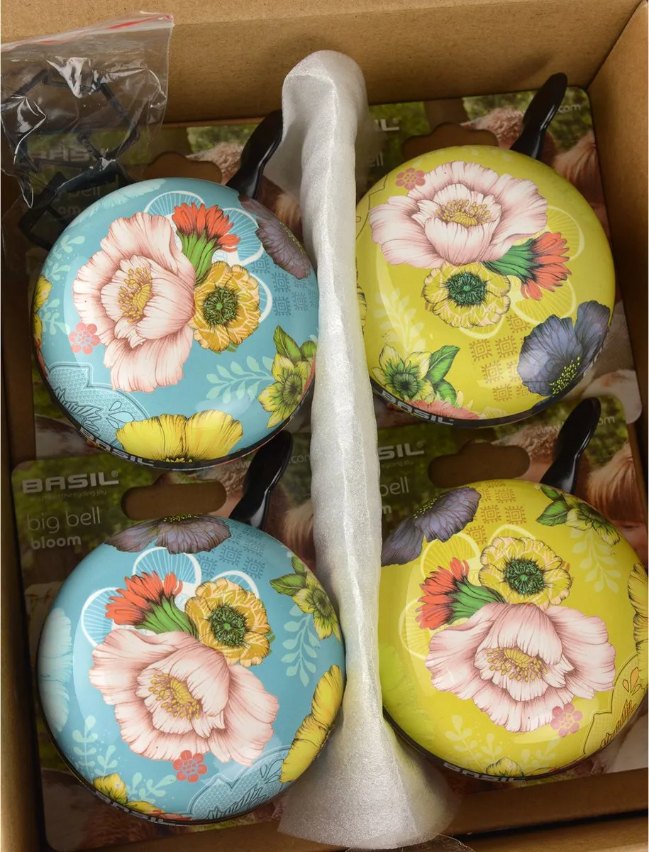 Basil Bloom Field Bellendisplay - Set van 4