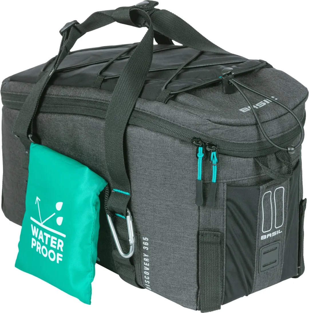 Basil Discovery 365D Bagagedragertas 9L - Zwart