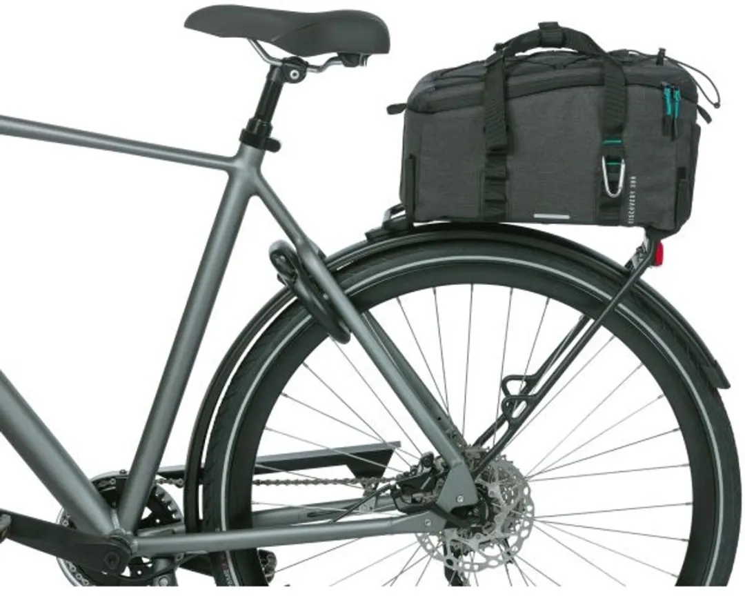 Basil Discovery 365D Bagagedragertas 9L - Zwart