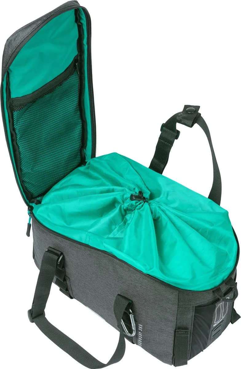 Basil Discovery 365D Bagagedragertas 9L - Zwart