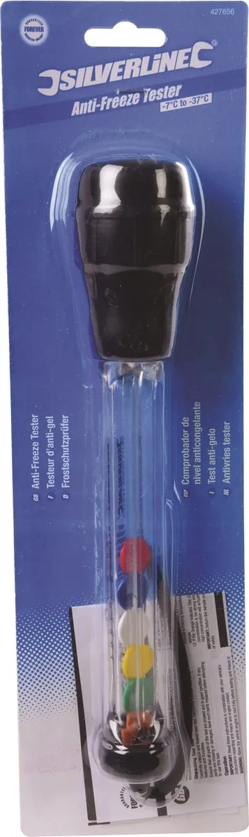 Silverline Antivries Tester -7 tot -37°C - Universeel - afbeelding 6 van 6