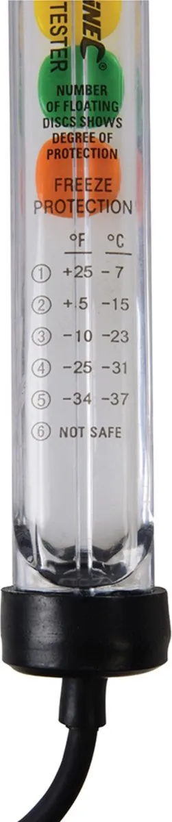 Silverline Antivries Tester -7 tot -37°C - Universeel