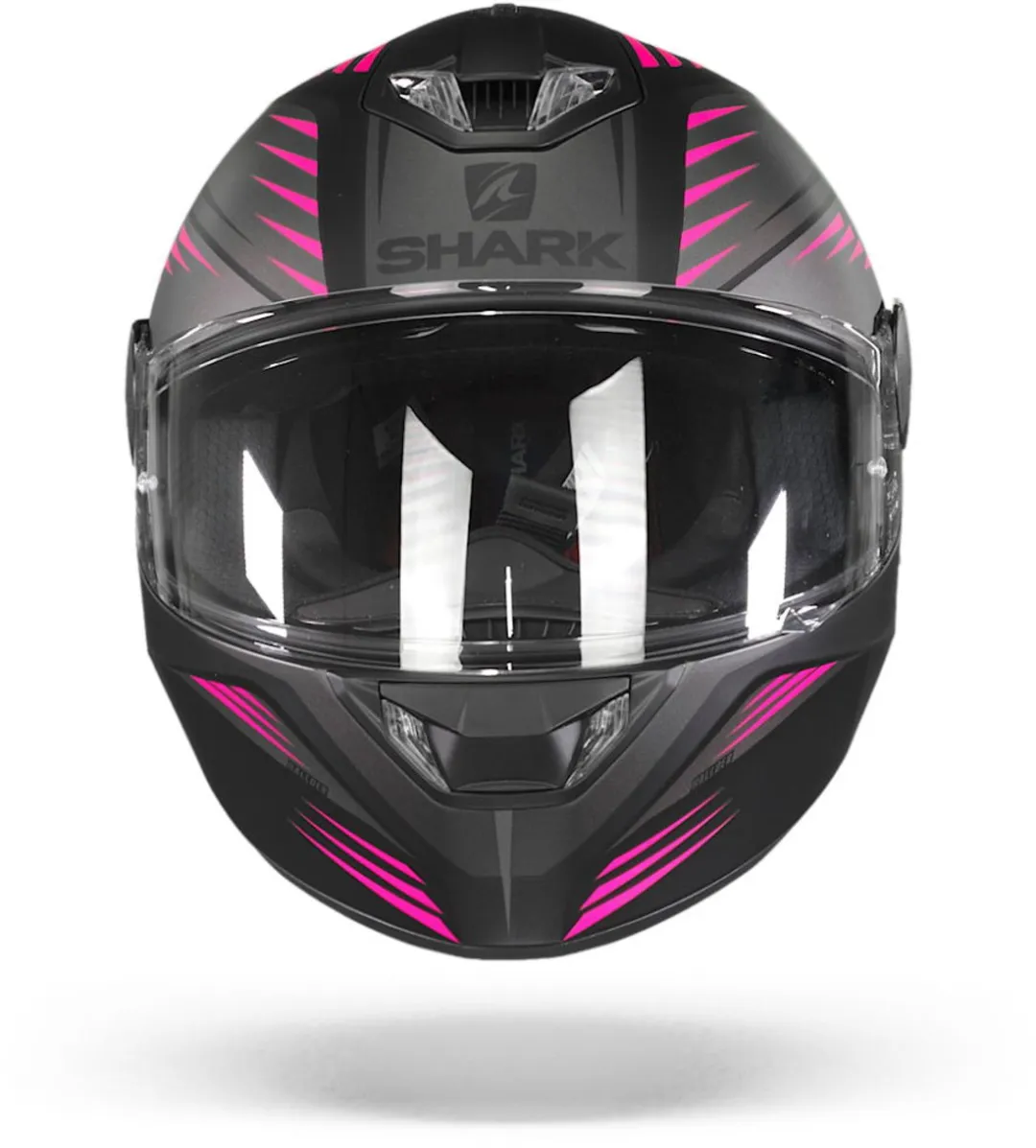 Shark Skwal 2 Hallder Motorhelm - Mat Zwart Antraciet Purple XS