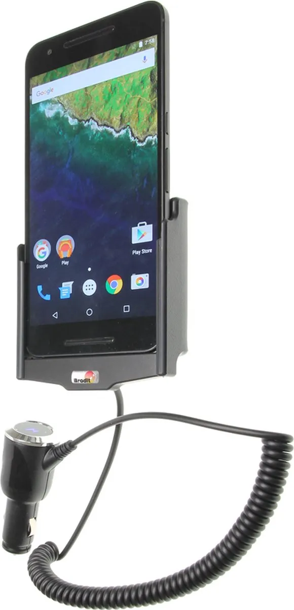 Brodit 512818 Actieve Houder - Huawei Nexus 6P - Zwart - afbeelding 2 van 3