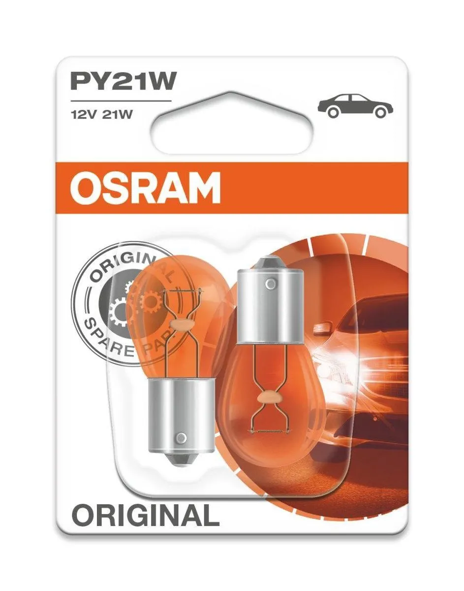 Osram Ampoule Aprilia Caponord 7507/BAU15s 12V 21W PY21W