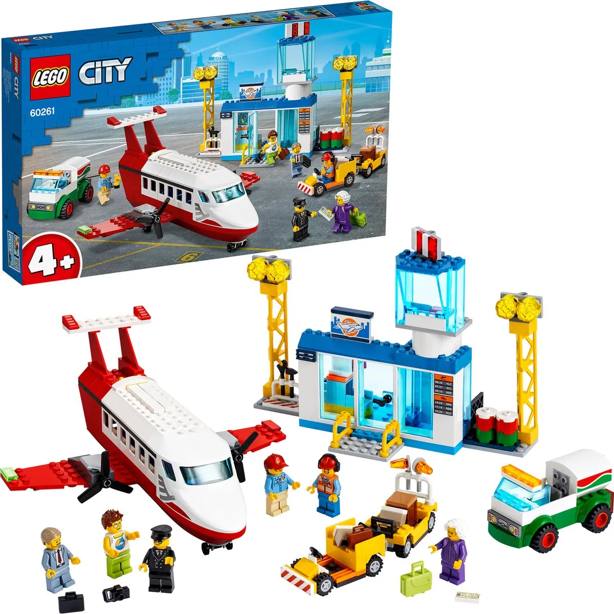 LEGO City 4+ Centrale Luchthaven 60261 - 286 Stukken