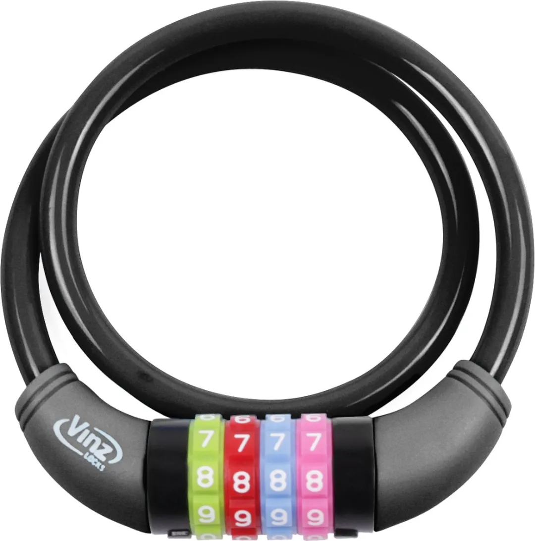 VINZ Baker Kinderfiets Slot BIS778 - Zwart