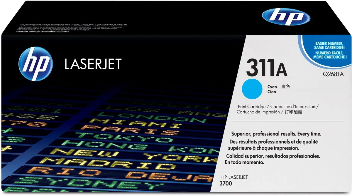 HP 311A Q2681A Tonercartridge - Cyaan 6000 pagina's