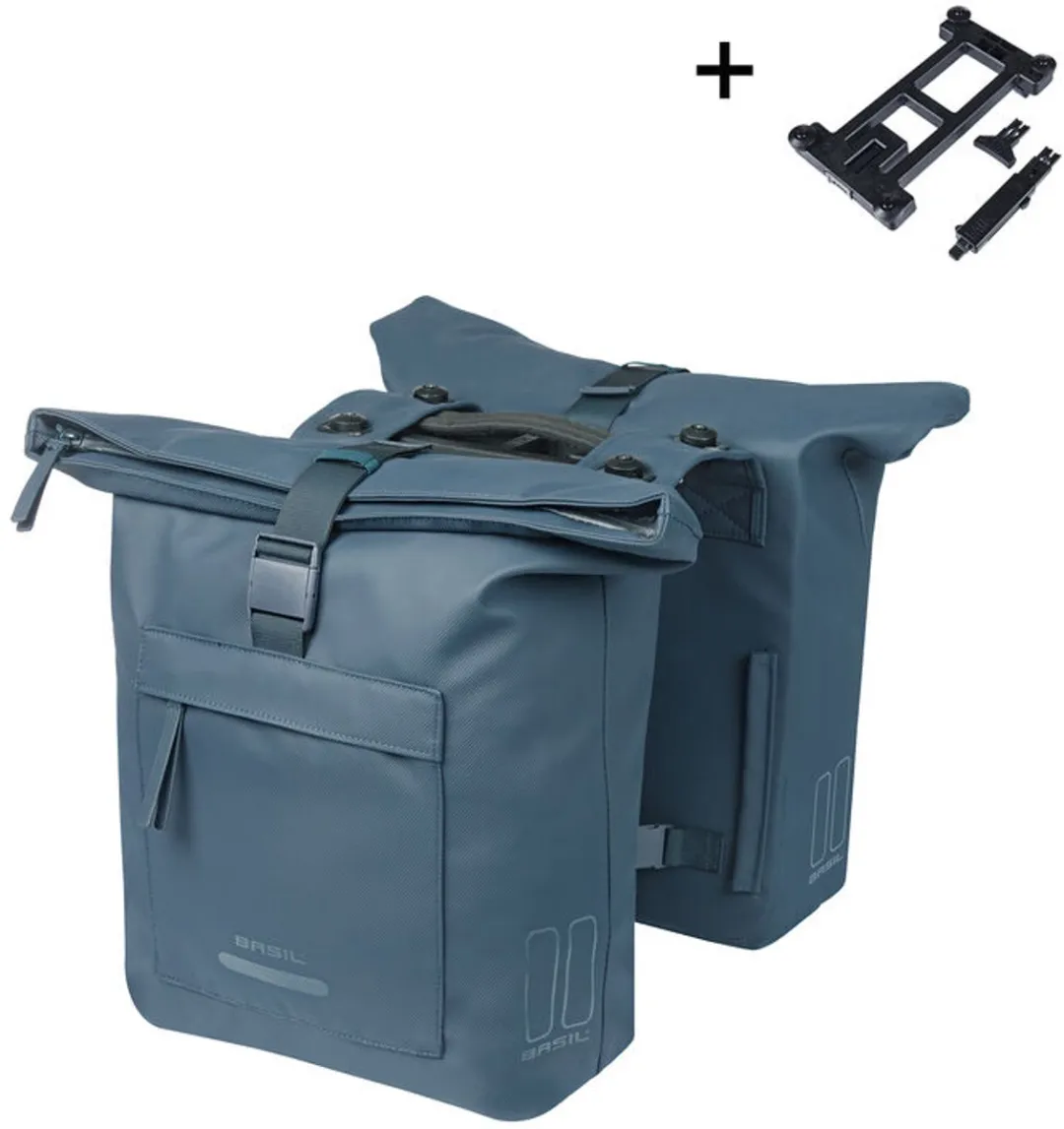 Basil Brooklyn Dubbele Fietstas 41L